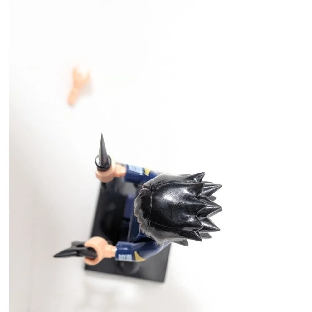 2 inch Custom, Sasuke Uchiha Miniature Figure with Base, New/Mint